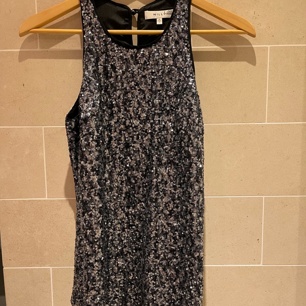 Milly sequin sleeveless top